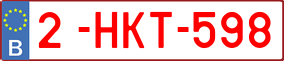 Truck License Plate